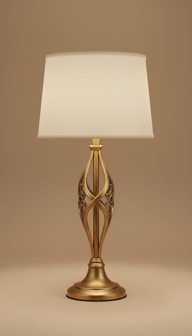 Antique Gold Accent Table Lamp