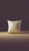 Porcelain Cream Silk Cushion
